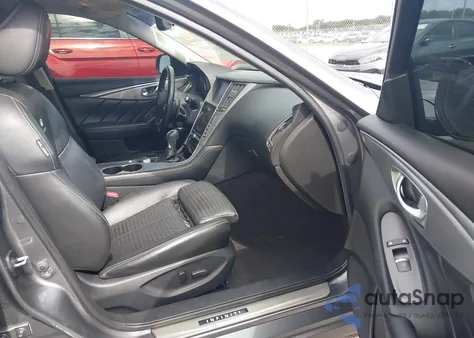 2014 Infiniti Q50 Sport из США, поврежденный, VIN JN1BV7AR3EM688417